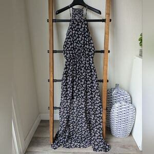 HeartSoul Women's Black Floral Print Maxi Dress - Size XS